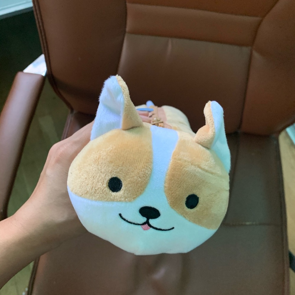 Cute plush pencil pouch